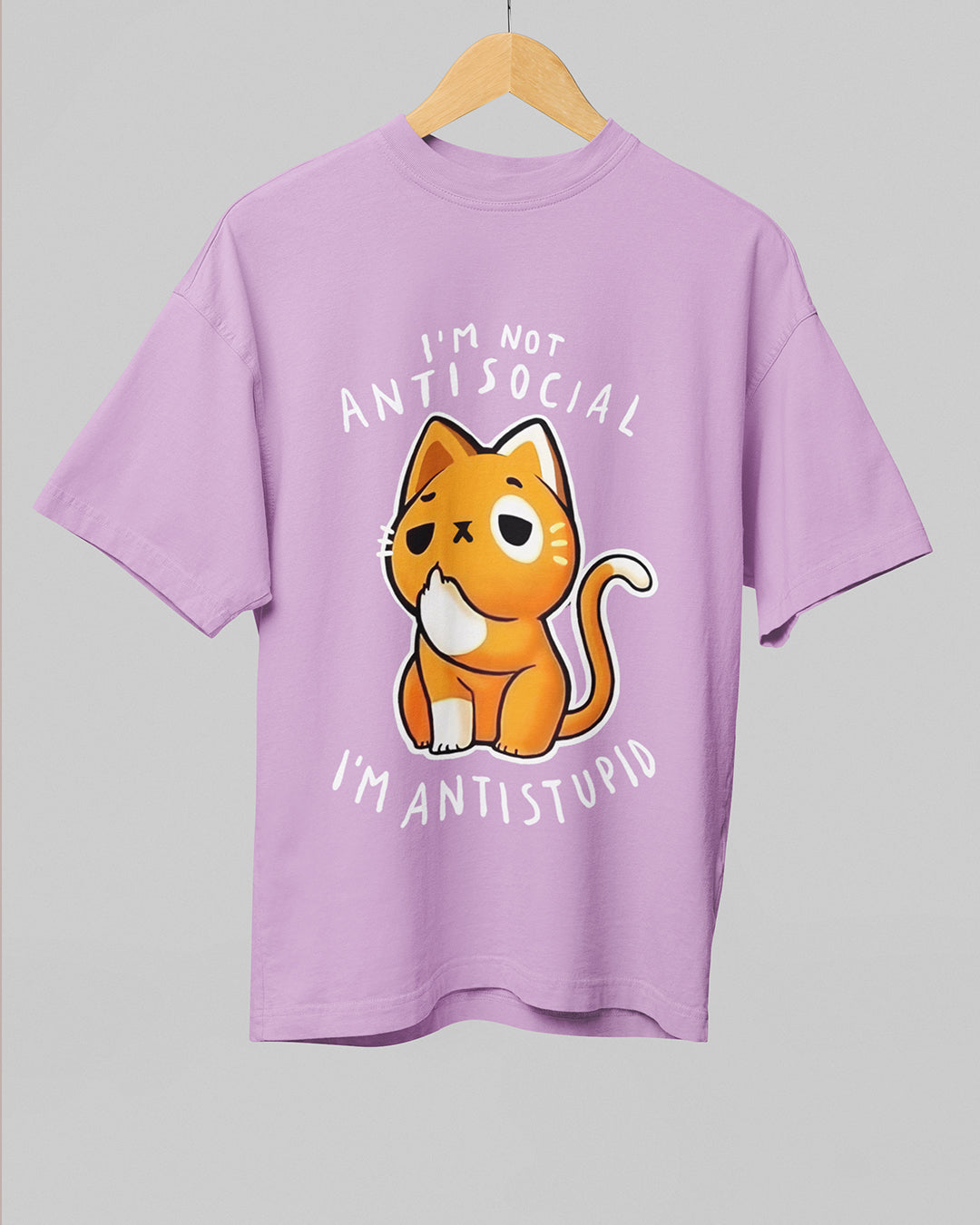 I’m Antisocial – Cute & Funky Design Oversized T-shirt Collection By NONSENSETEE
