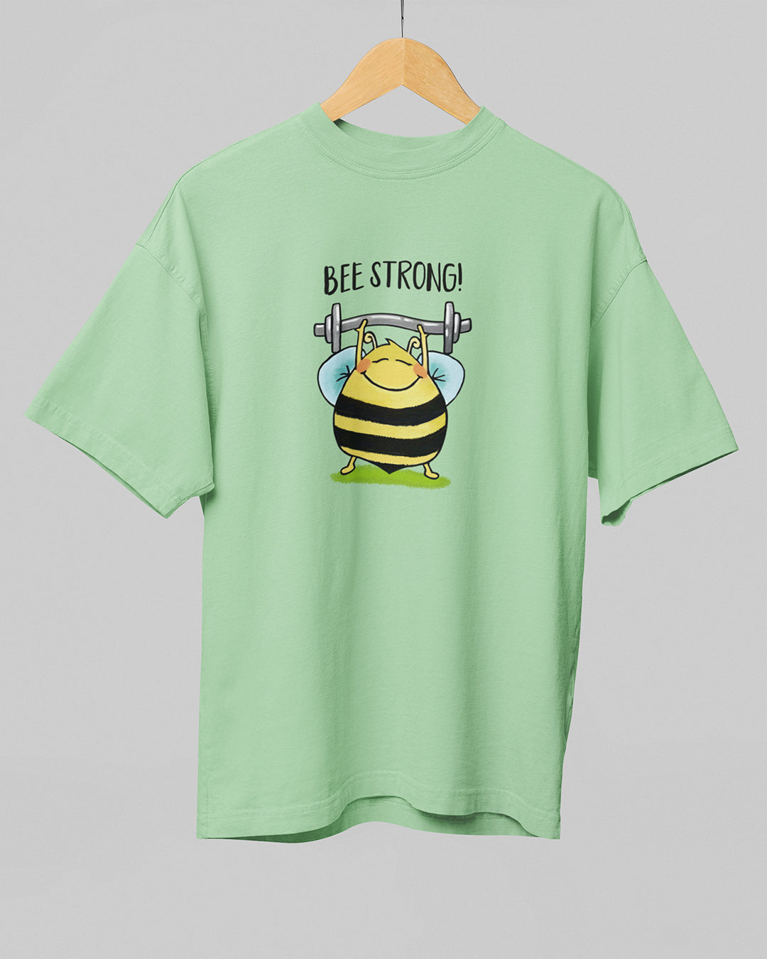 Bee Strong – Cute & Funky Design Oversized T-shirt Collection By NONSENSETEE