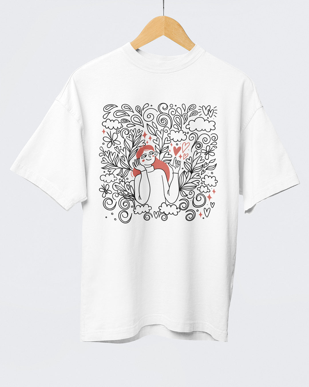 Love Doodle – Cute & Funky Design Oversized T-shirt Collection By NONSENSETEE
