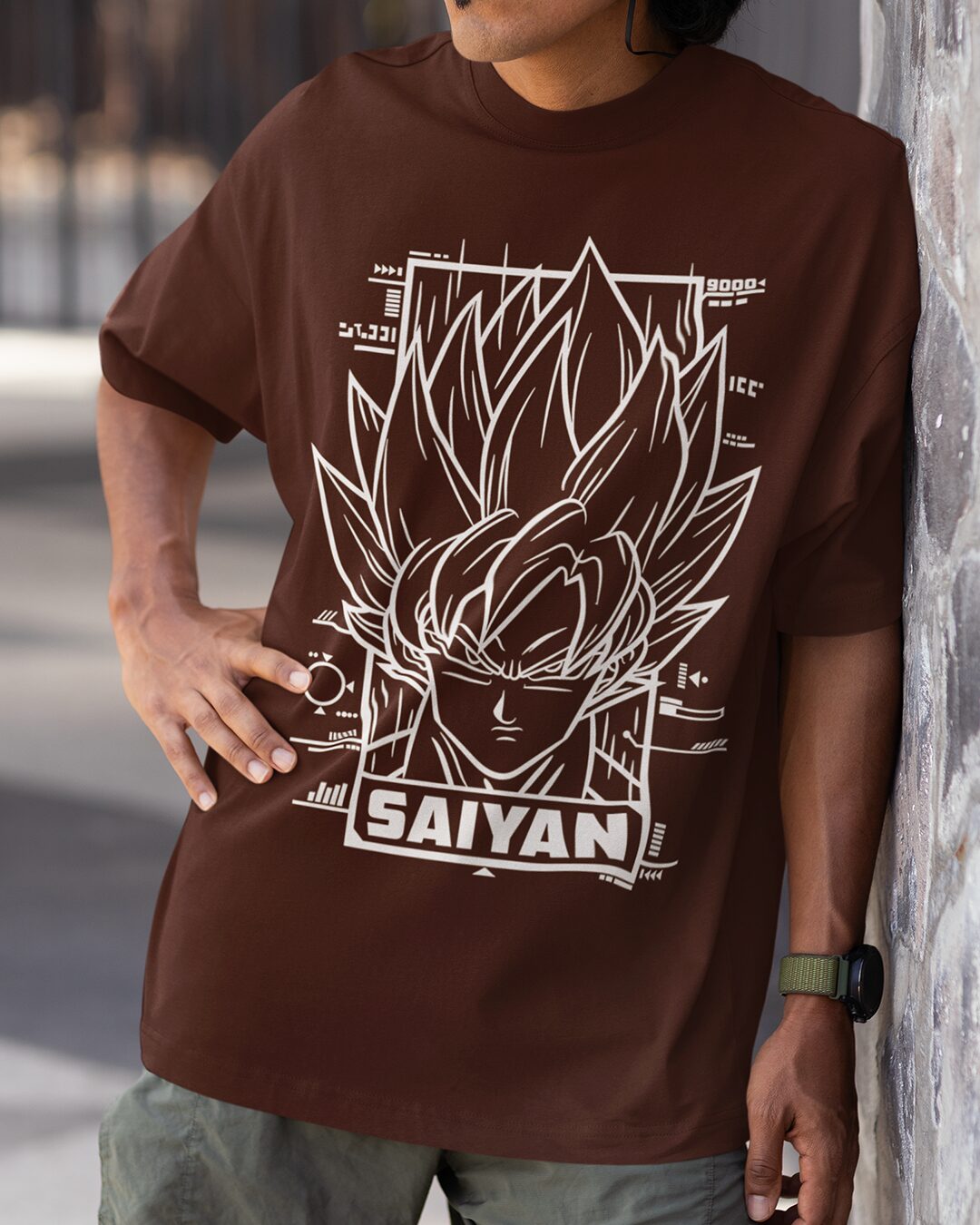 Goku Super Sayian – Anime DBZ (Dragon Ball Z) Oversized T-shirt Collection By NONSENSETEE