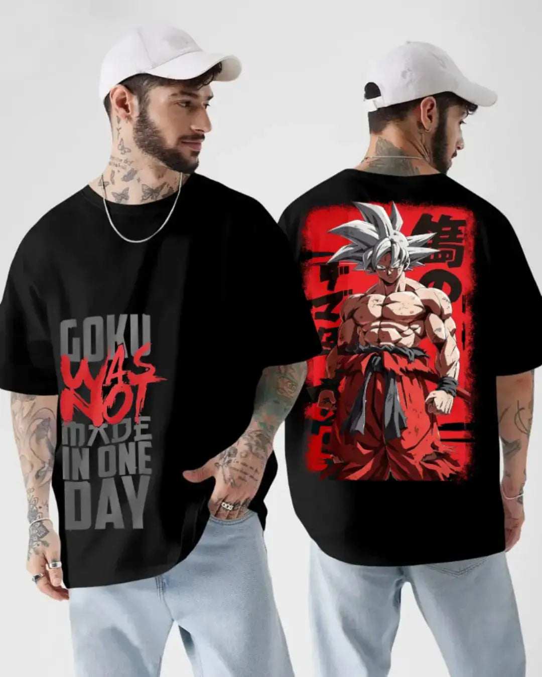 Goku Was Not Made In One Day – Anime DBZ (Dragon Ball Z) Oversized T-shirt Collection By NONSENSETEE