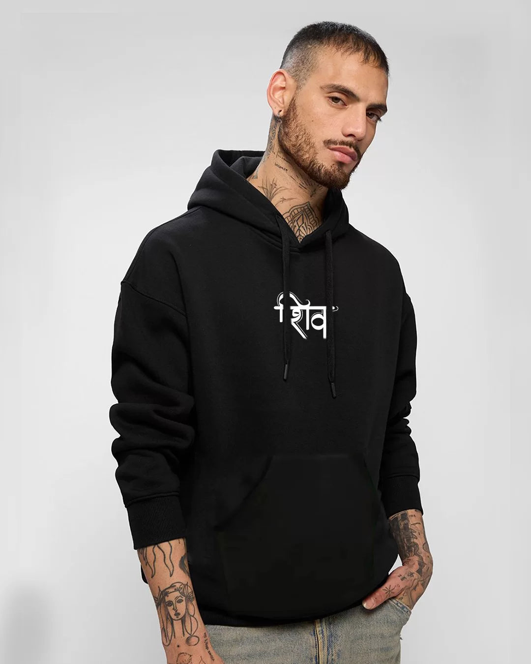 Shivaji’s Trident Hoodie – Divine God Collection Hoodie By NONSENSETEE