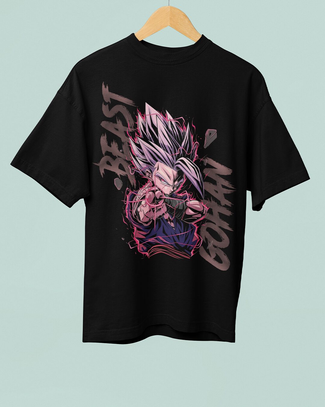 Gohan Beast – Makankosappo / Super Beam Cannon – Anime DBZ (Dragon Ball Z) Oversized T-shirt Collection By NONSENSETEE
