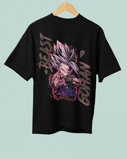 Gohan Beast – Makankosappo / Super Beam Cannon – Anime DBZ (Dragon Ball Z) Oversized T-shirt Collection By NONSENSETEE