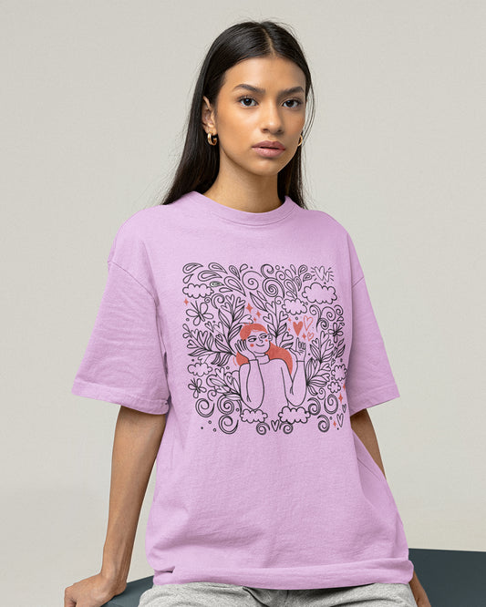 Love Doodle – Cute & Funky Design Oversized T-shirt Collection By NONSENSETEE