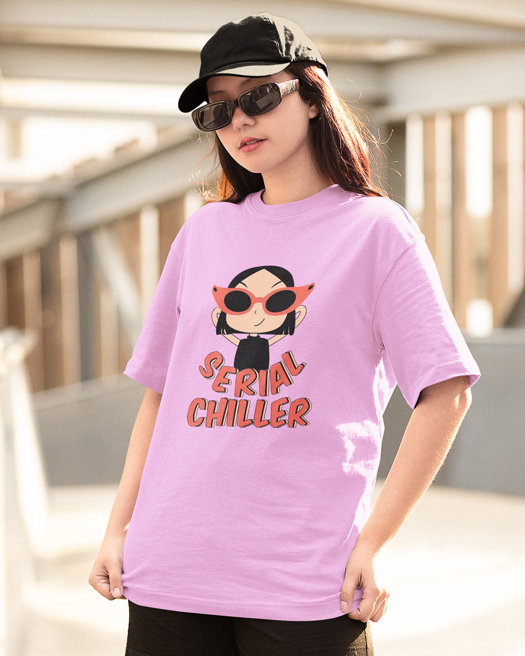 Serial Chiller – Cute & Funky Design Oversized T-shirt Collection By NONSENSETEE