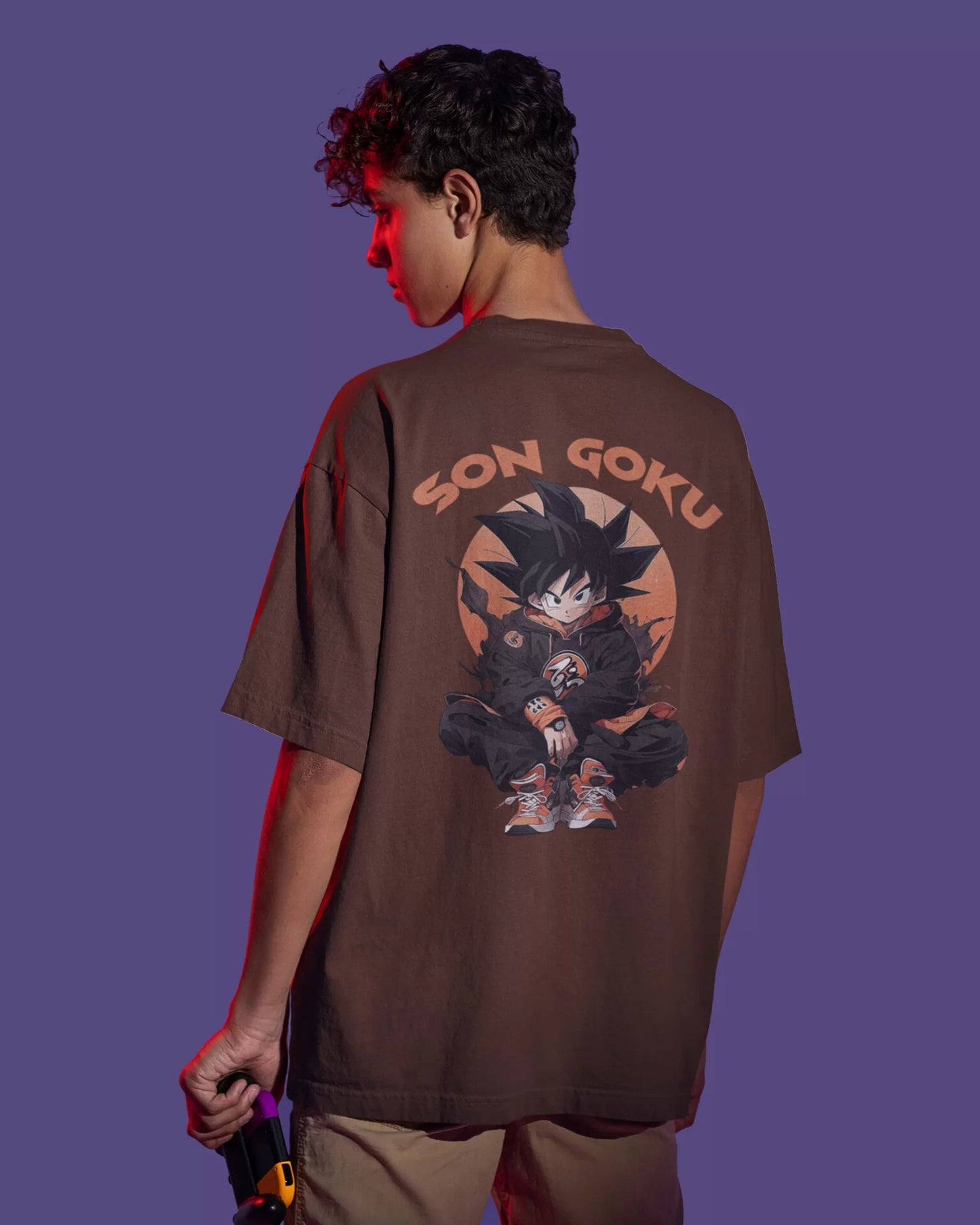 Black Son Goku – Anime DBZ (Dragon Ball Z) Oversized T-shirt Collection By NONSENSETEE