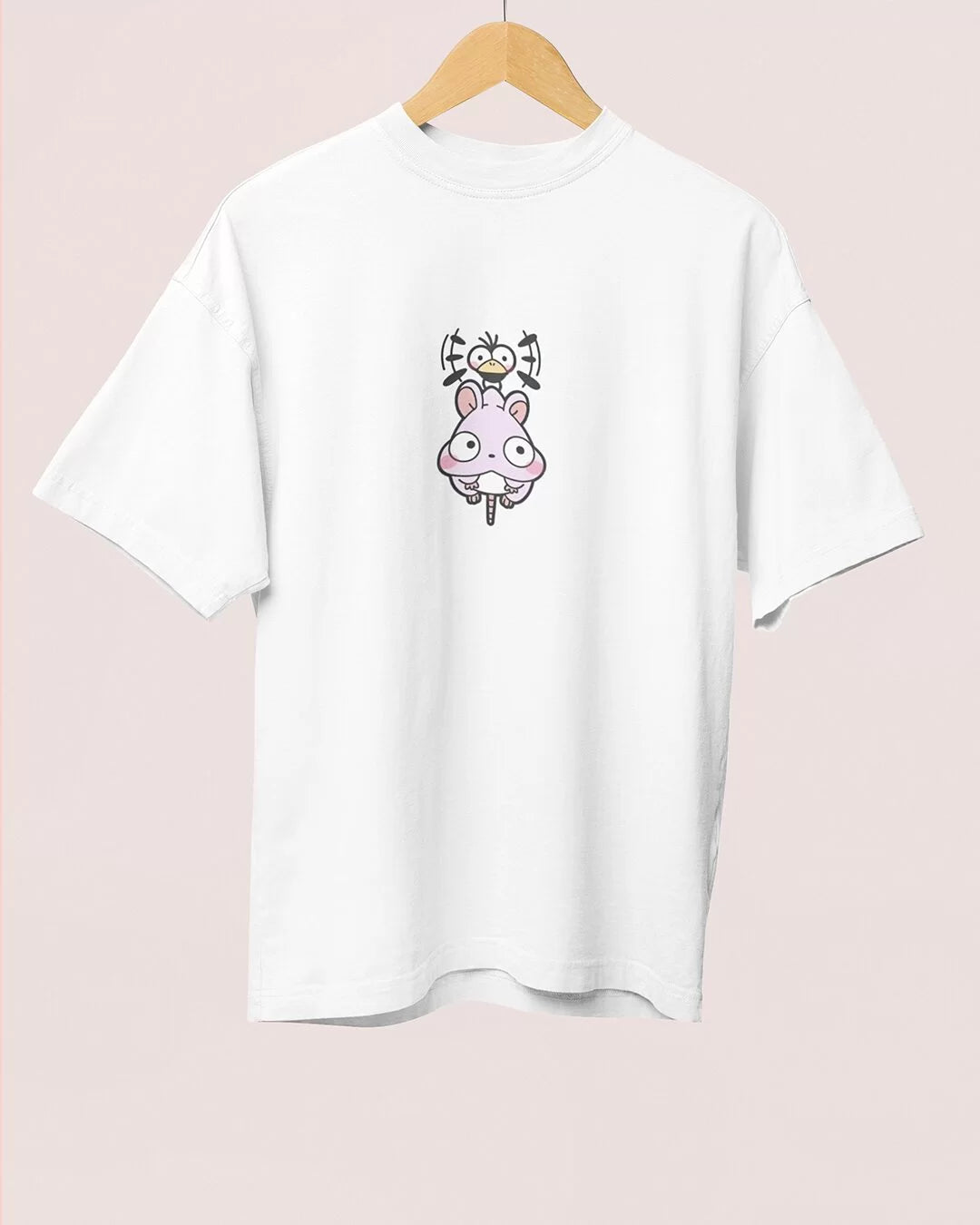 Fly With Rat Ghibli Spirited Away – Cute & Funky Design Oversized T-shirt Collection By NONSENSETEE