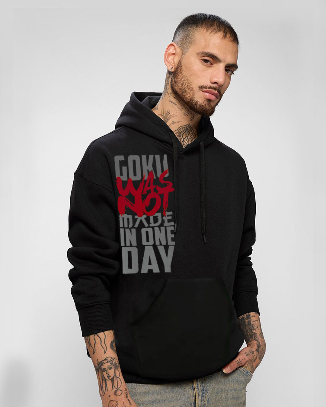 Goku Was Not Made In One Day Anime Hoodie | DBZ (Dragon Ball Z) Hoodie By Nonsensetee