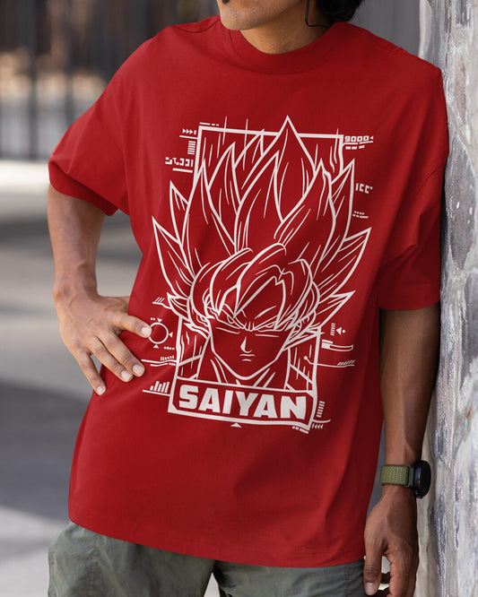 Goku Super Sayian – Anime DBZ (Dragon Ball Z) Oversized T-shirt Collection By NONSENSETEE